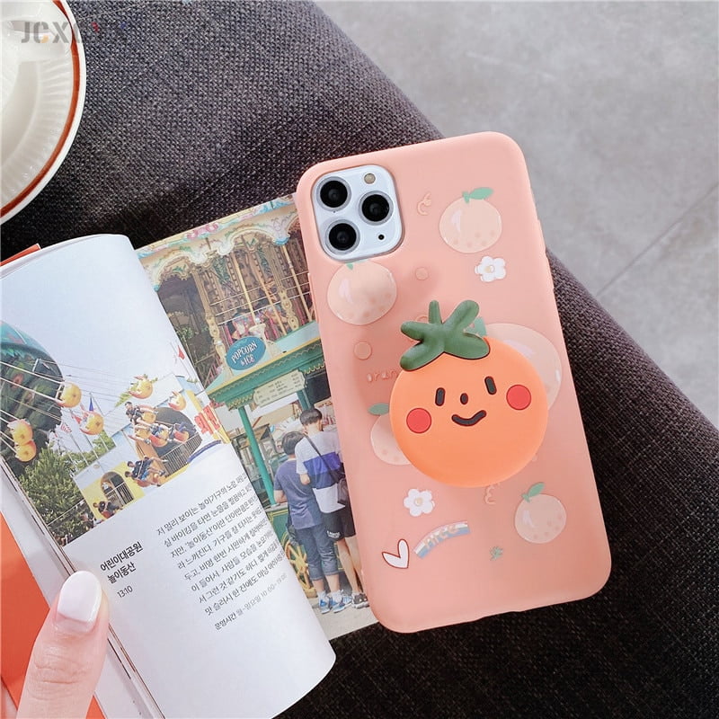 3D Luxury cute cartoon fruit avocado Soft silicone phone case for ...