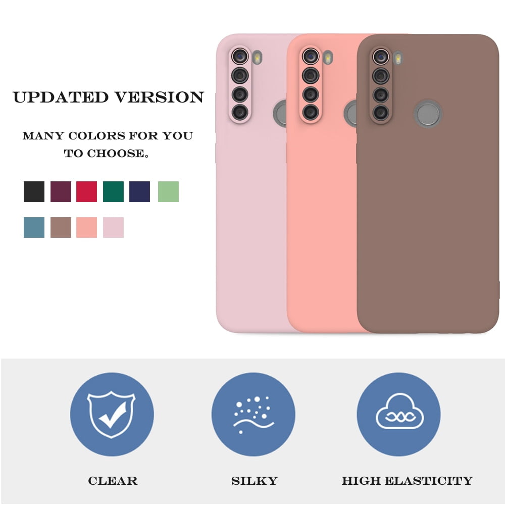 Candy Solid Color Soft Silicone Case For Xiaomi Redmi Note 8T 8 7 7A 6 ...
