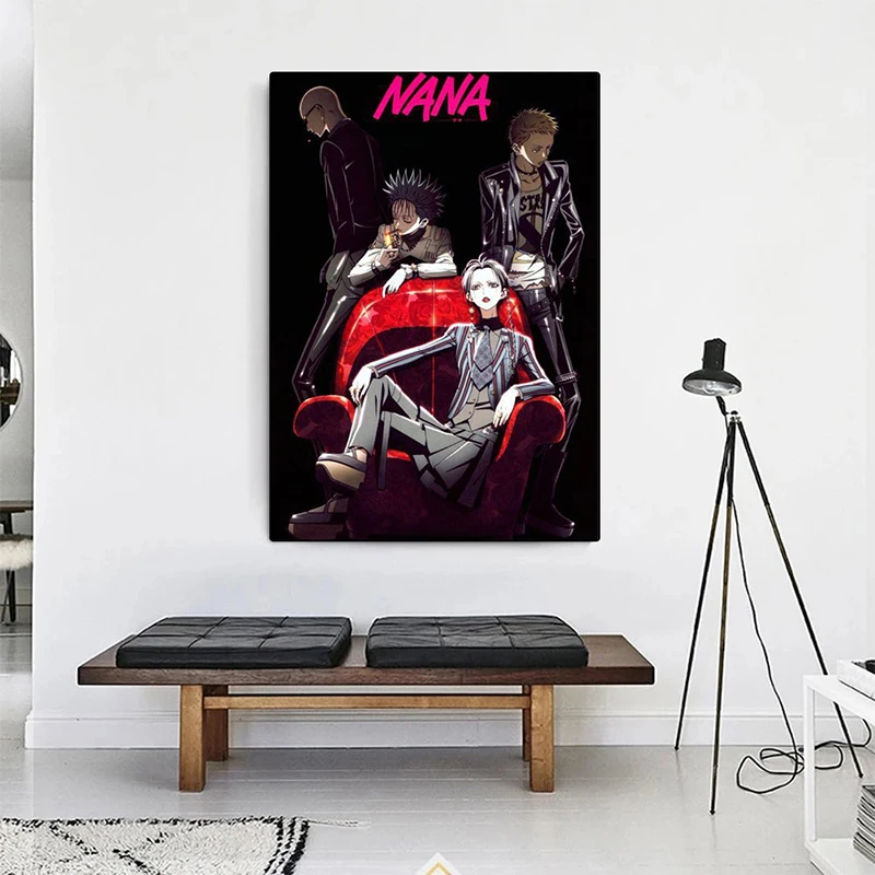 Nana Retro Poster Decor Canvas Art Painting Wall Art Pictures HD Prints Japan Anime Role Figure for Living Room Home Decoration Nana Retro Poster Decor Canvas Art Painting Wall Art Pictures HD Prints Japan Anime Role Figure for Living Room Home Decoration
