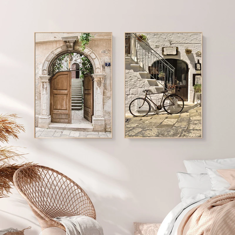 Italian Town Lemon Orange Harvest Poster and Prints Home Garden Plants Canvas Painting Car Bike Interior Decor Picture Wall Art Italian Town Lemon Orange Harvest Poster and Prints Home Garden Plants Canvas Painting Car Bike Interior Decor Picture Wall Art